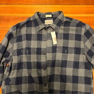 J Crew Flannel Size Large - NWT